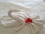 swan, towel, flower, vacations, beautiful flowers, hotel, flower wallpaper, bed, djerba, tunisia, room, service, flower background, nature, room service